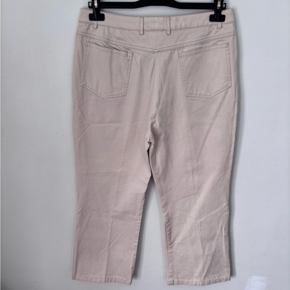 St John Sport Collection by Marie Gray Women’s Cream Ankle Jeans Size 12 - Picture 5 of 12